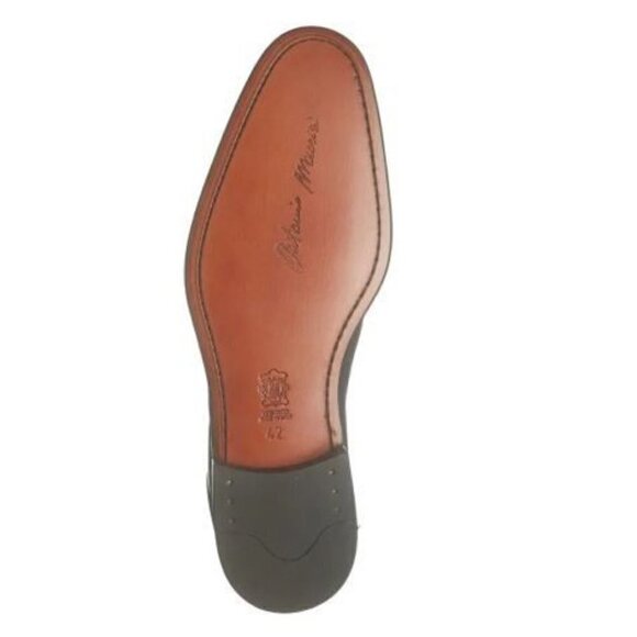 Antonio Maurizi Mens Cognac Leather Round Toe Lace Up Derby Dress Shoe Sz 10 New main image 5
